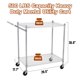 thumbnail image 5 of Heavy-duty commercial-grade utility cart - 2-tire steel service cart con wheels y low handle bar, 5 of 6