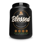 Blessed Vegan Protein Powder - Plant Based Protein Powder Meal Replacement Protein Shake, 23g of Pea Protein Powder, Dairy Free, Gluten Free, Soy Free, No Sugar Added, 30 Servings (Vanilla Chai)