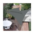 thumbnail image 3 of Vela De Sombra Impermeable Jardín Al Aire Libre Fiesta En El Patio Toldo De Protección Solar 4 * 4 * 4 M Toldo Triangular 98% Bloqueo UV con Cuerda Gratis 1 Pieza-Gris, 3 of 4