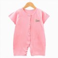 thumbnail image 2 of KPOPLK Baby Boy Romper Baby Long Sleeve Romper Toddler One-Piece Jumpsuit Girls Clothes Set(Pink,12-18 Months), 2 of 4