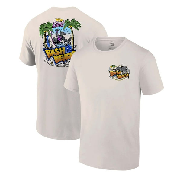 Men's Ripple Junction Tan WCW Bash At The Beach T-Shirt