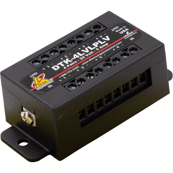 DITEK DTK-4LVLPLV Data and Signaling Circuit Surge Protector