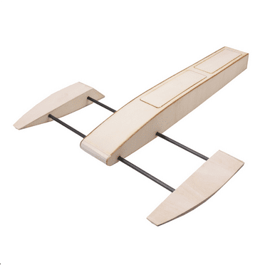 RC Speed Boat Wooden Sponson Outrigger Shrimp Model Kits Radio Remote Control Speedboat,Single