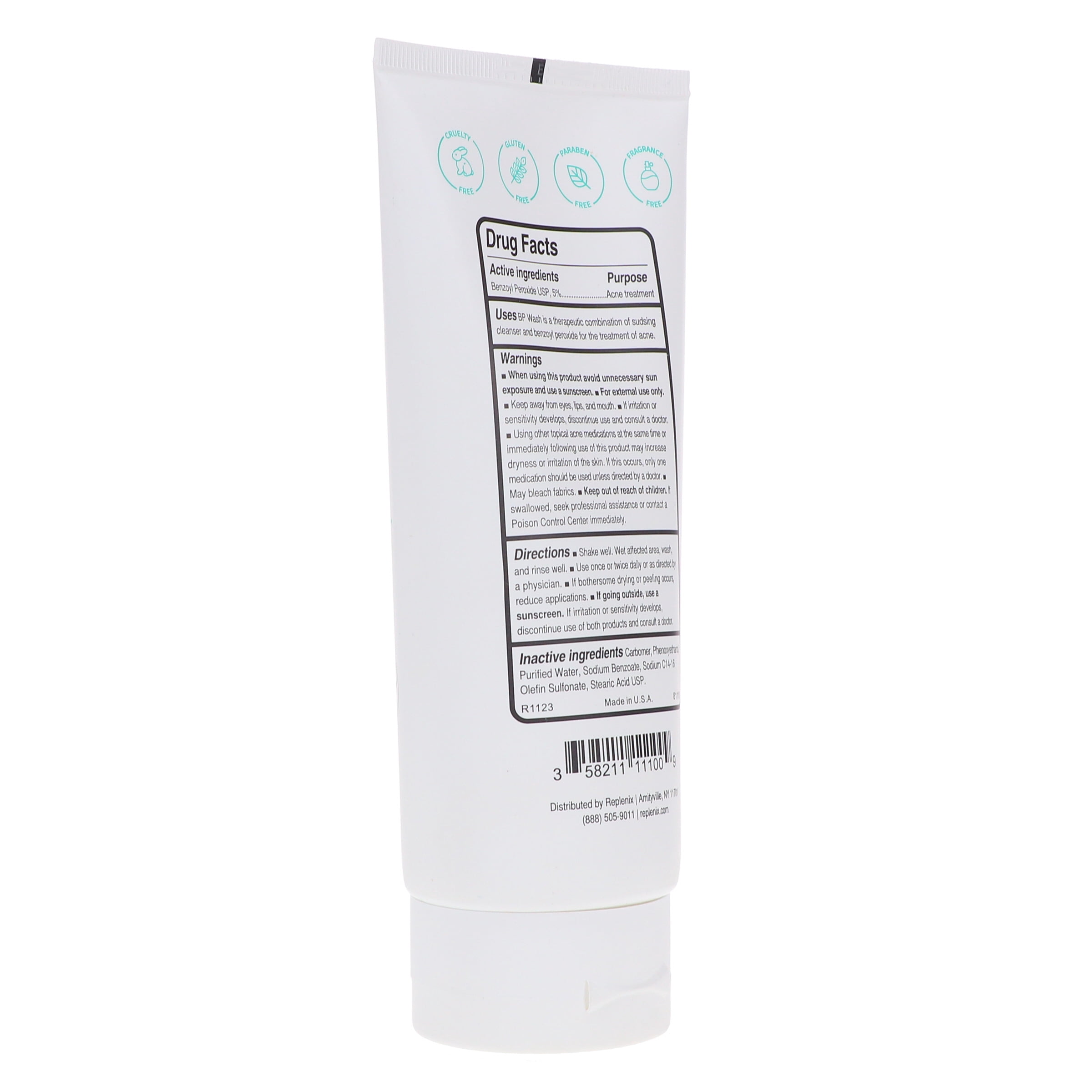 Replenix BP 5% Acne Wash 6.7 oz
