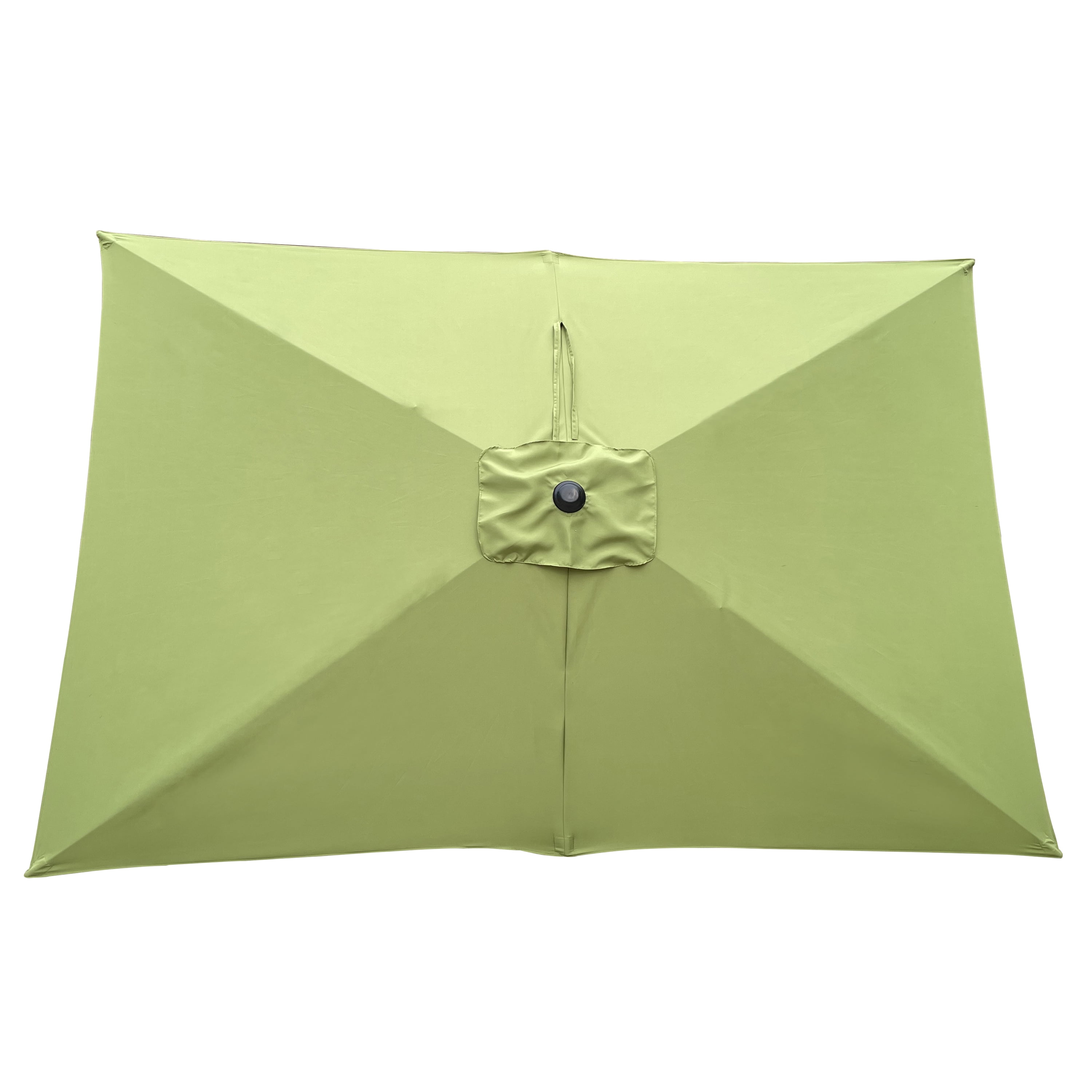 Royard Oaktree 6x9ft Patio Umbrella, Outdoor Rectangular Market Umbrella with Crank and Push Button Tilt, Outside UV Protection Sun Shade Table Umbrella for Garden Lawn Backyard Poolside, Lime green