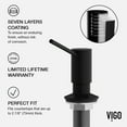 thumbnail image 4 of VIGO  Edison Pull-Down Spray Kitchen Faucet Matte Black Faucet with Braddock Soap Dispenser Matte, 4 of 9