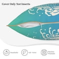 thumbnail image 2 of ZNDUO Throw Pillow, 18"x18" Bed Pillow and Couch Pillows - Indoor Decorative Pillows，Abstract Fish Animal Throw Pillow, 2 of 8