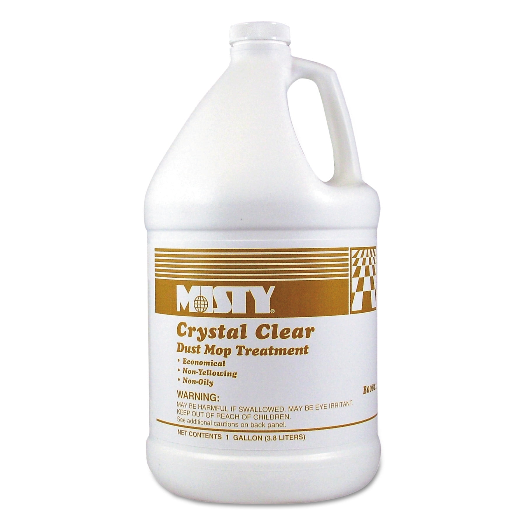 Misty Crystal Clear Dust Mop Treatment, Slightly Fruity Scent, 1 gal