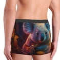 thumbnail image 3 of KLL Forest Koala Men's Cotton Boxer Briefs Underwear-Small, 3 of 8