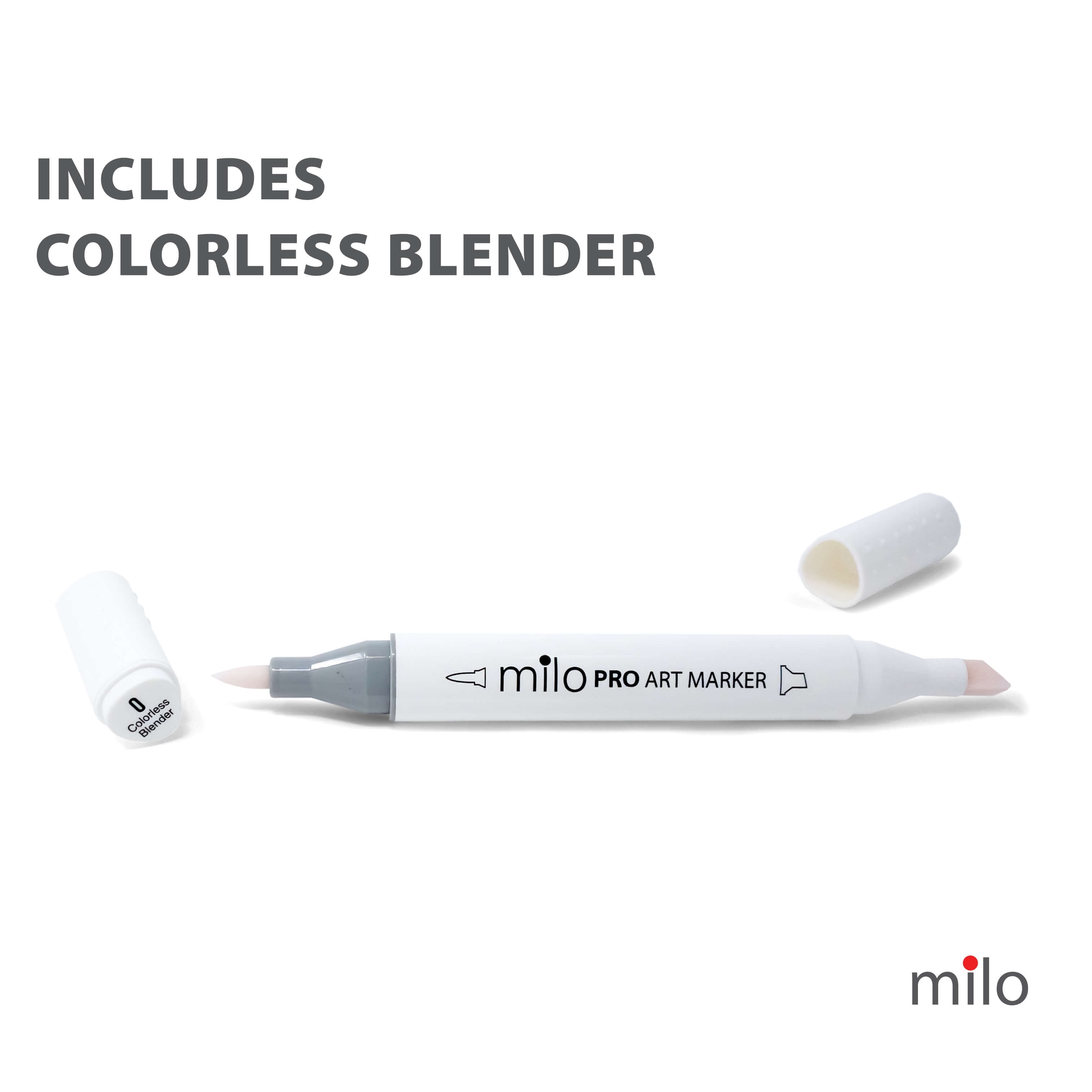 MILO  24 Art Marker Set Dual Tip Alcohol Based Brush Chisel Markers – Milo  Art Supplies