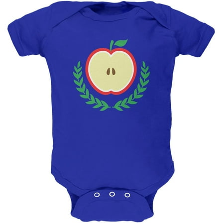 

Baby Shower Theme Apple of My Eye Royal Soft Baby One Piece - 18-24 months