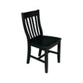 thumbnail image 4 of International Concepts Schoolhouse Wood Dining Chair in Black (Set of Two), 4 of 6
