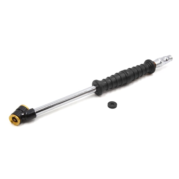 10" Tubo Conector Inflador de Neumático Válvula Doble Cabezas