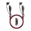 thumbnail image 3 of Cable de carga de batería SAE a SAE 12V-36V 16AWG Cable de extensión de desconexión rápida Ehuebsd http://w.neototem.com/image/673796.01/main/673796.01-1.jpg, 3 of 8