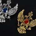 thumbnail image 3 of GKNET Retro Wing Metal Pin Vintage Eagle Badge Brooch Crown Lapel Pin Men Acc-Gold, 3 of 9