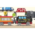 thumbnail image 4 of HYPERLIVING Motorized Train for Wooden Track, Remote Control Train with Magnetic Connection, Battery Operated Locomotive Train Set Compatible with Thomas, Brio, Chuggington - Train Toys for Toddlers, 4 of 8