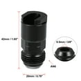 thumbnail image 3 of Unique Bargains 8AN Male to 3/8" Car Quick Disconnect Push on EFI Fitting Electronic Fuel Injection Hose Fitting Black, 3 of 6