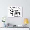 thumbnail image 2 of Scripture Walls  Grace Has Been Ephesians 4:7 Bible Verse Canvas Christian Wall Art Ready to Hang Unframed, 2 of 12