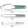 thumbnail image 3 of LYCAQL 3-in-1 Fork Slicer CutterÃ¯Â¼ÂStainless Steel Cutter Cutter Slicer Tool Melon Cutter Knife Portability Fruit Fork for Camping Kitchen Gadgets, 3 of 7