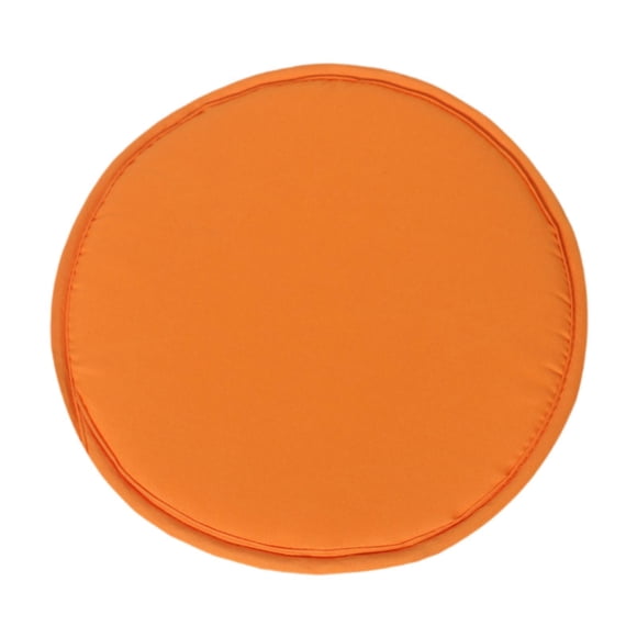 Cojín redondo para asiento de silla, antideslizante, relleno de esponja gruesa, cómodo. Naranja
