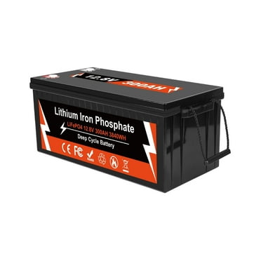 Vpment 12V 300Ah Smaller LiFePO4 Lithium Battery for RV and Power Storage