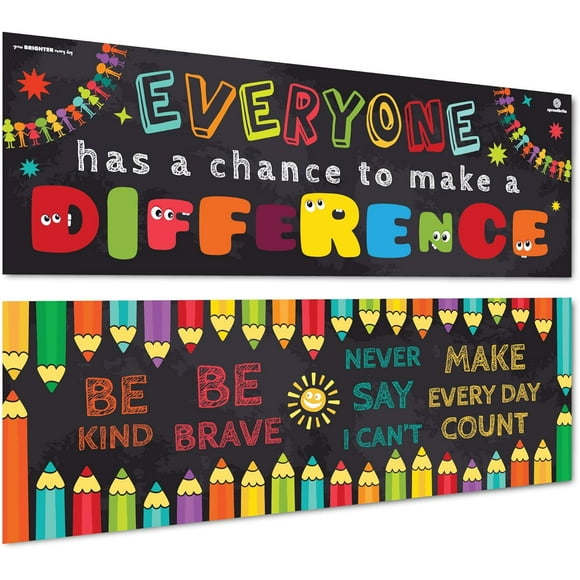 Light Covers for Ceiling Lights, Magnetic Classroom Light Filters, Inspirational Quotes on Fluorescent Light Shade Panel for Office Home School Decor