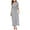 White, variant on Fesfesfes Women Dress Round Neck Short Sleeve Beach Polka Dot Bandage Long Maxi Dress Plus Size $10