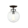 thumbnail image 3 of Trade Winds Nicole Semi-Flush Mount Ceiling Light in Oil Rubbed Bronze, 3 of 4