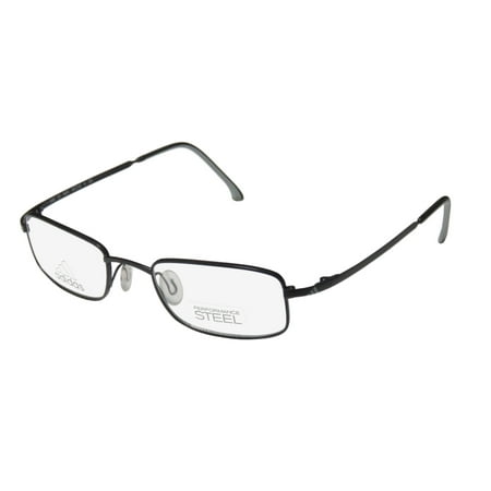 New Adidas A945 Unisex/Boys/Girls/Kids Designer Full-Rim Charcoal Sporty Small Size For Children Frame Demo Lenses 45-18-125 Eyeglasses/Eyeglass Frame