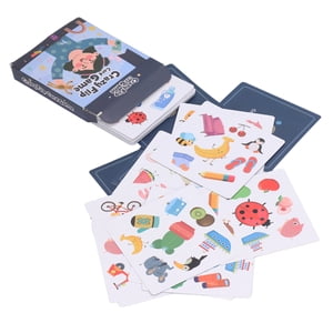 Flip Card Game, Memory Card Family Board Toys Matching Card Games Gifts Simple Rules  for Daily Playing