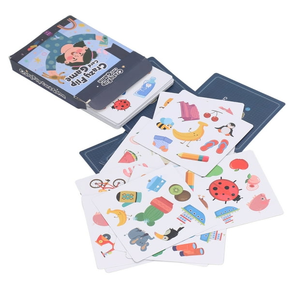 Juegos De Cartas A Juego Con Tapa, Juego De Mesa Familiar, Juguetes De Aprendizaje Temprano, Regalos Para Niños Pequeños Y Niños