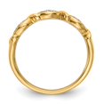 thumbnail image 2 of 14k Yellow Gold Ring 0.081 ct Diamond Band, 2 of 5