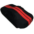 thumbnail image 5 of t 302016-2023 Mazda MX-5 Miata Indoor/Outdoor Car Cover - Ultraguard Plus Water Resistant 300 Denier Protection - Custom Fit Black with Red Stripes, 5 of 7
