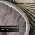 thumbnail image 5 of NICOLE MILLER NEW YORK PET Kendall Fluted Geo Cozy Slipper Cave Pet Bed, Cozy & Calming, Water Repellent, Non-Slip Bottom, Machine Washable, Grey, Small 22"x17"x11", 5 of 12