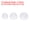 Clear, variant on Uxcell Replacement Silicone Ear Tips Earbuds Bud Small,Middle,Large Size Earbuds Tips Clear 24 Pcs