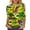 S10-Green, variant on successthop Mardi Gras T Shirts for Women Mask Print Crewneck Outfits Lightweight 3/4 Sleeve Shirts Festival Tops S