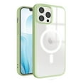 thumbnail image 3 of For Samsung Galaxy S24 Ultra 5G Hybrid Clear Transparent Colors Edge Bumper with Magsafe Compatible, Ultra Slim Hard PC Phone Case Cover by Xpression - Green, 3 of 9