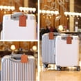 thumbnail image 4 of 4 set Luggage Tag,PU leather Travel Tags, portable travel accessory,Bag Tags with Name Card Holder, 4 of 6