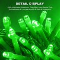 thumbnail image 3 of nipocaio Christmas String Lights, Fiee 33ft 100 LEDs Lights Decoration for Chirstmas Tree,Garden（green）, 3 of 5