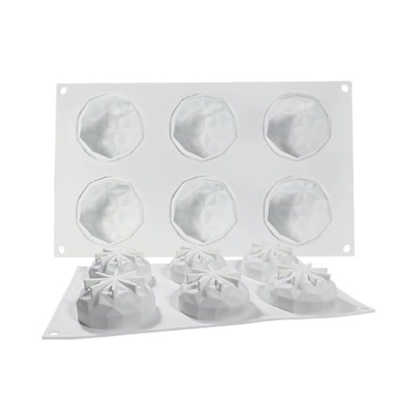 Mousse Cake Mold,Diamond Silicone Cake Muffin Chocolate Cookie Baking Mold Pan Diy