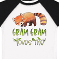 thumbnail image 4 of Inktastic Gram Gram Loves Me Cute Red Panda Boys or Girls Toddler T-Shirt, 4 of 5