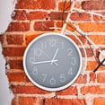 thumbnail image 2 of Miangastore Hanging Silent Clock Grey 1Pcs For Club, 2 of 8