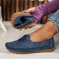 thumbnail image 2 of Womens Casual Slip On Flat Shoes, Comfortable Soft Wide Width Loafers, for Walking Work Everyday Wear, Breathable, Lightweight, 2 of 6