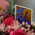 thumbnail image 3 of 3drose, Brown Firefly Flurry, 6 Greeting Cards with Envelopes, 3 of 7