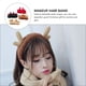 thumbnail image 3 of 4 Uds. Diadema elástica para el pelo de ducha de maquillaje, diadema con encaje, diadema de asta de Navidad, 3 of 6