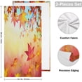 thumbnail image 2 of Falling Autumn Red Leaves Hand Towels, Tree Maple Leaf Kitchen Towel Ultra Soft and Absorbent,Decorative Fingertip Face Towel for Bathroom Hotel, 2 PCS, 28.3"x 14.4", 2 of 6
