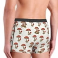 thumbnail image 3 of Goofa Mushroom Printed Men's Boxer Briefs Underwear, Moisture-Wicking Underwear, Trunk,Soft and Breathable Cotton Underwear-Medium, 3 of 9