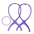 thumbnail image 4 of 2 uds soporte de peluca soporte de peluca portátil soporte de peluca plegable pantalla de peluca duradera herramienta de 13,8 pulgadas soporte de peluca de viaje para todas las pelucas, 4 of 7