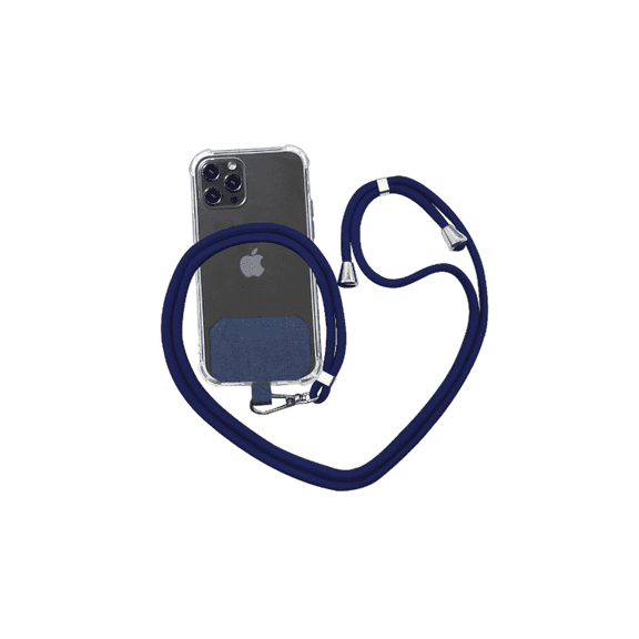 GJX Phone Lanyard Anti-Tangle Design Lanyard String Hands Free Light Phone Lanyard Crossbody,Dark Blue
