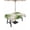 Beige, variant on 60x84 Inch Outdoor Tablecloth with Umbrella Hole Zipper Rectangle Green Palm Trees Rectangular Tablecloths Waterproof Summer Botanical Tree Tropical Rustic Patio Table Cloth Cover for Picnic Party